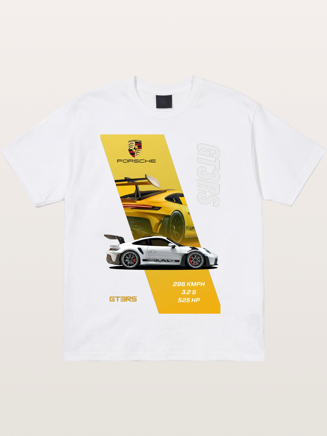 Dual 911 GT3 RS Poster Cotton T-shirt