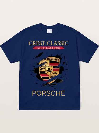 Porsche Stuttgart Tear Logo Soft-Stay T-shirt