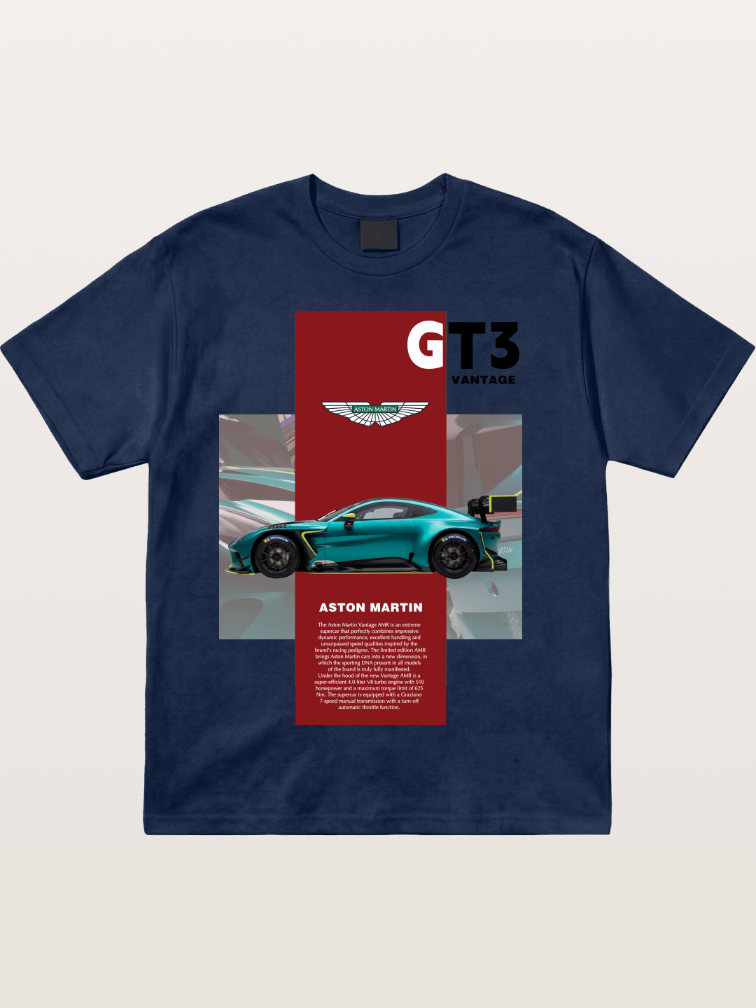 Aston Racer Cotton T-shirt
