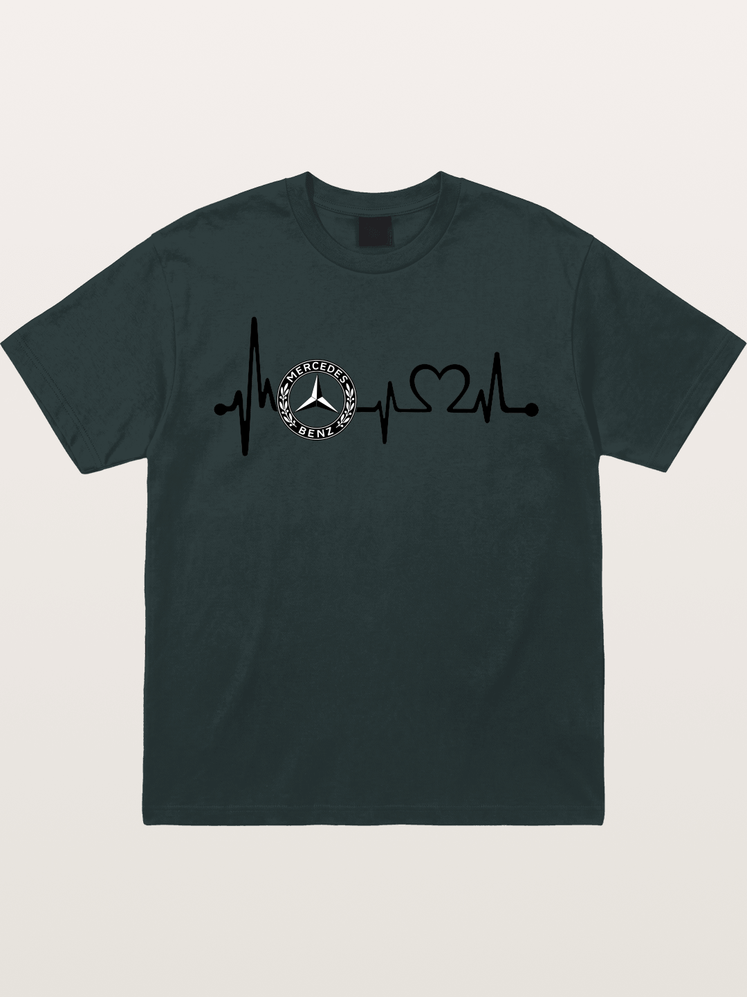 Mercedes Heartbeat Logo Art Gildan T-shirt