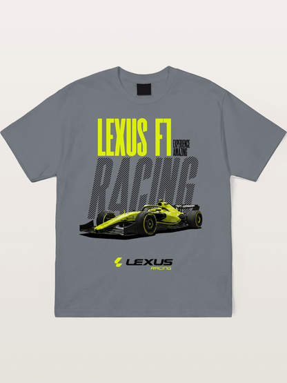 Lexus F1 Racing Bold Print Cotton T-shirt