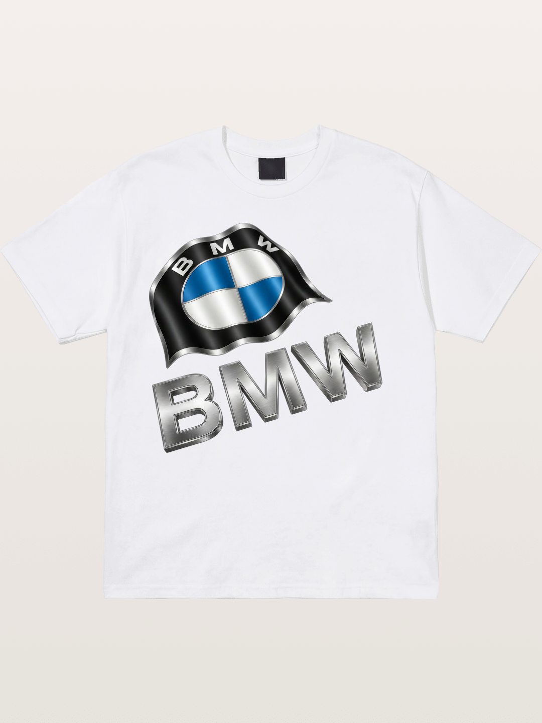 BMW Waving Flag Emblem Cotton T-shirt