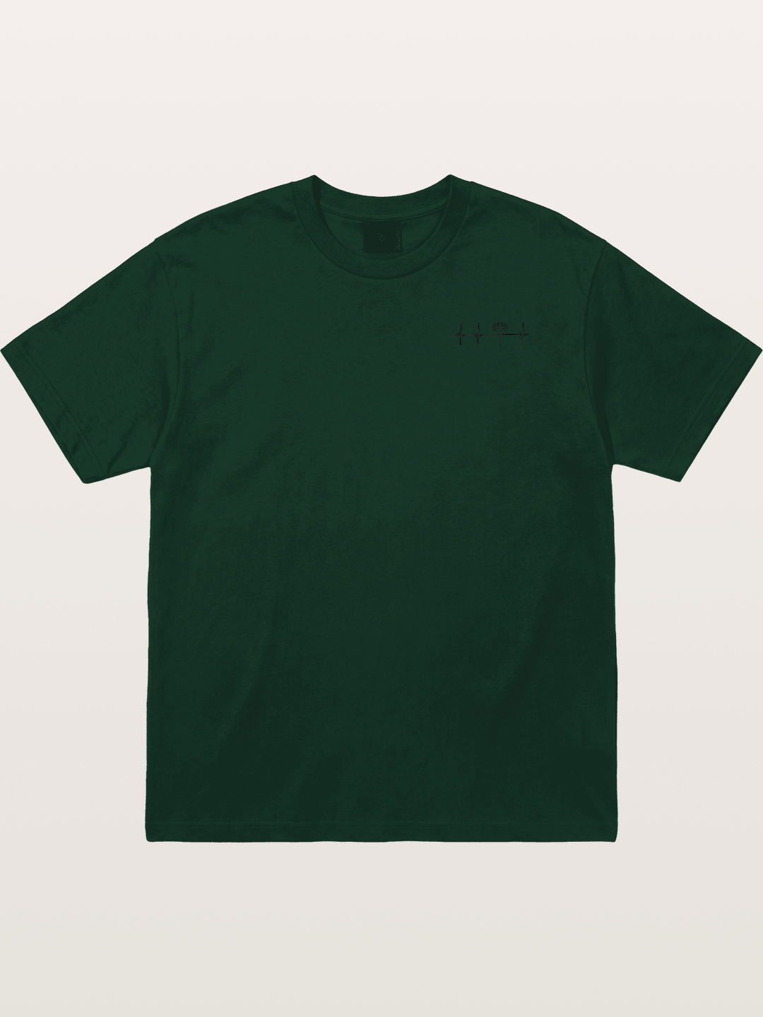 Tesla Logo Heartbeat Sticker Gildan T-shirt