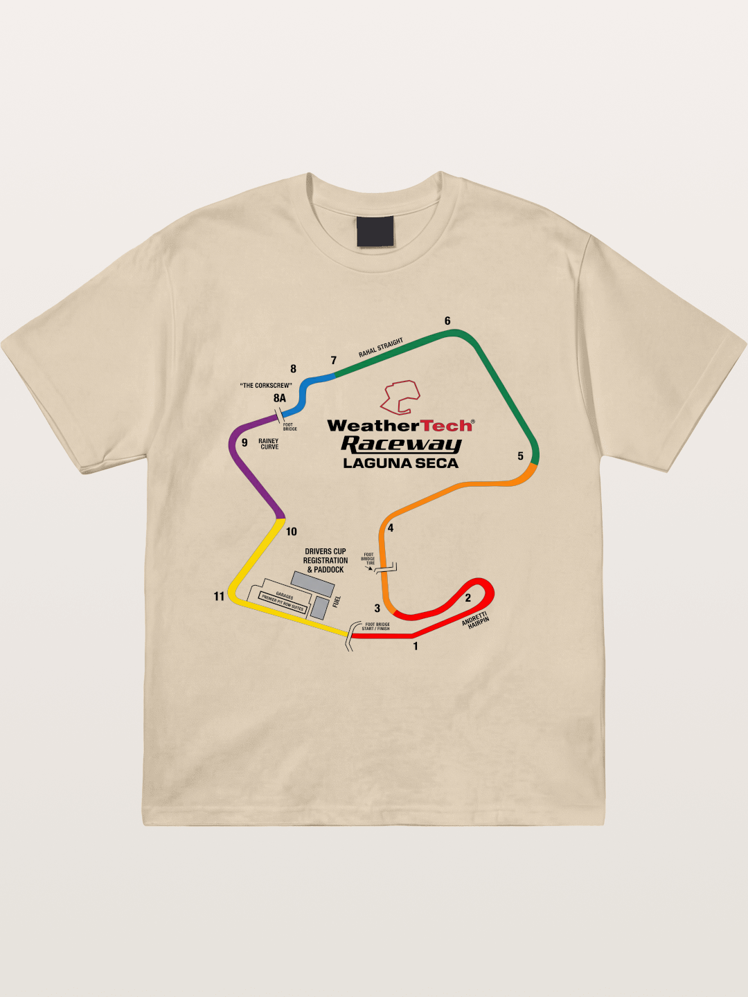 Corkscrew Track Gildan T-shirt