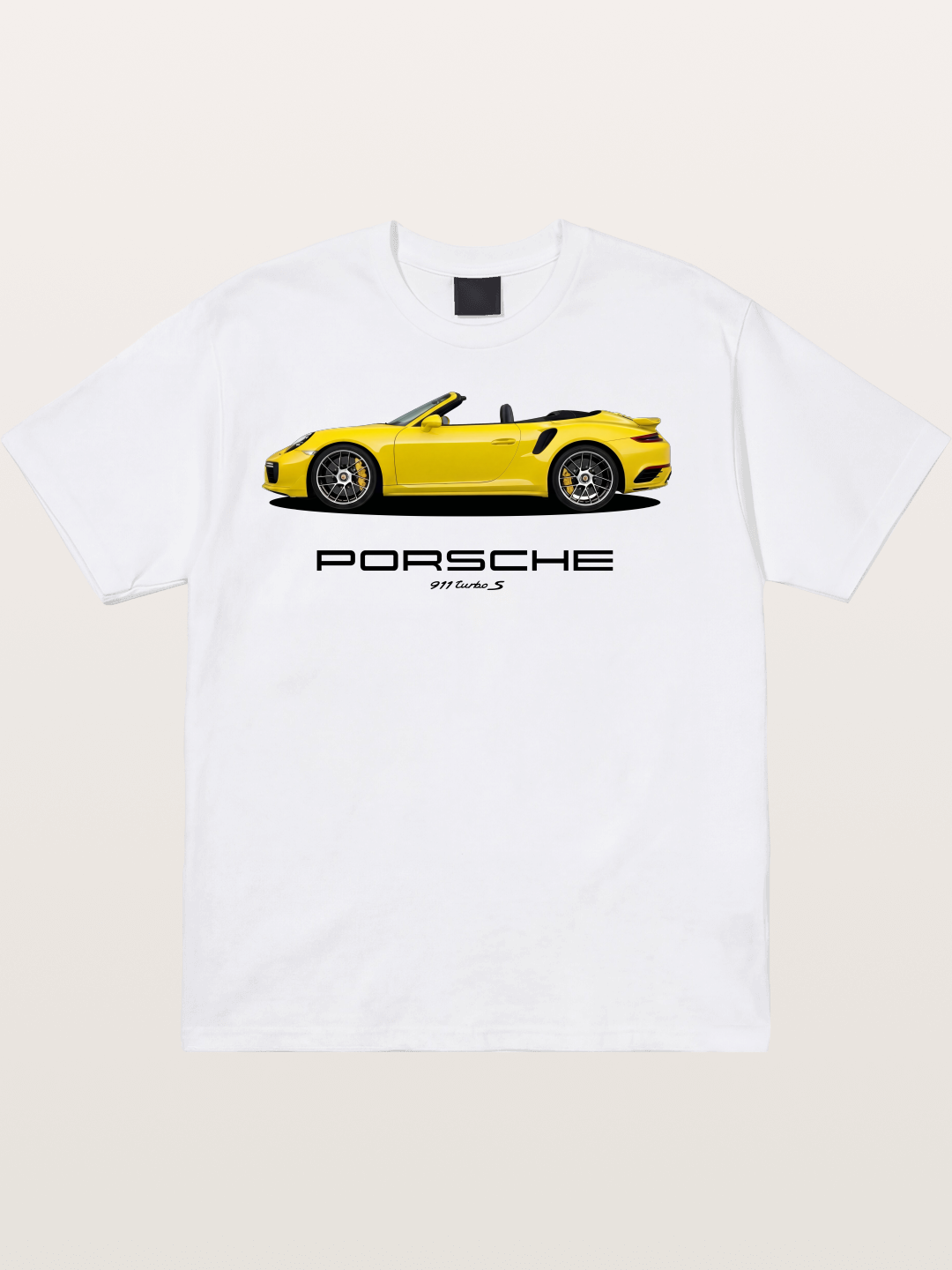 Yellow Flash Cotton T-shirt