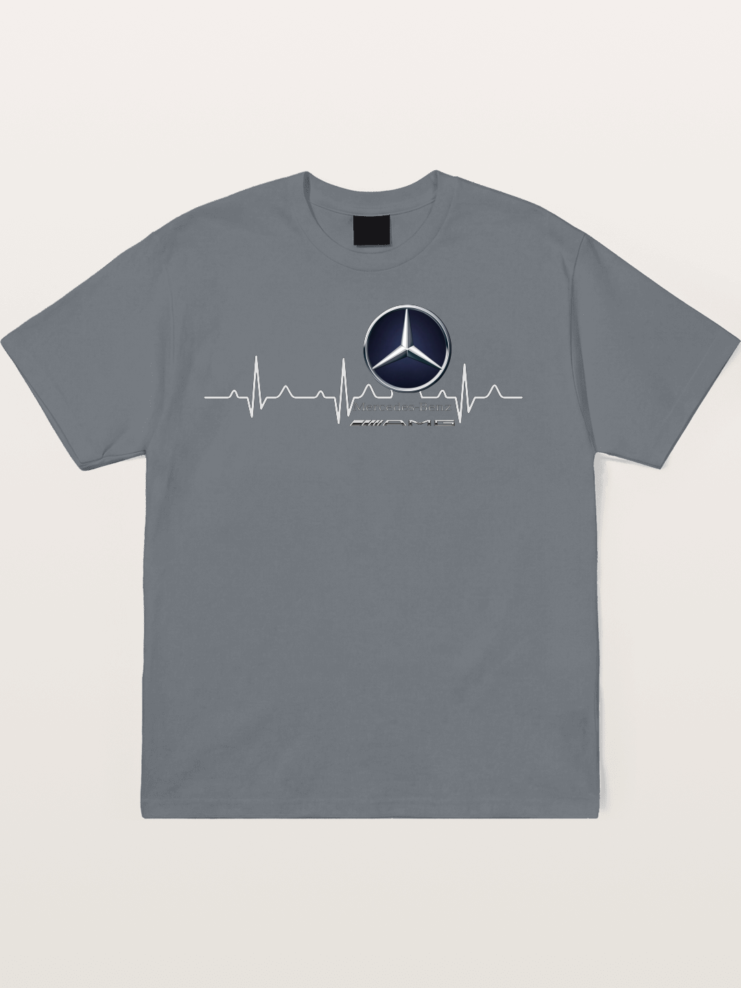 Mercedes Heartbeat Line Cotton T-shirt