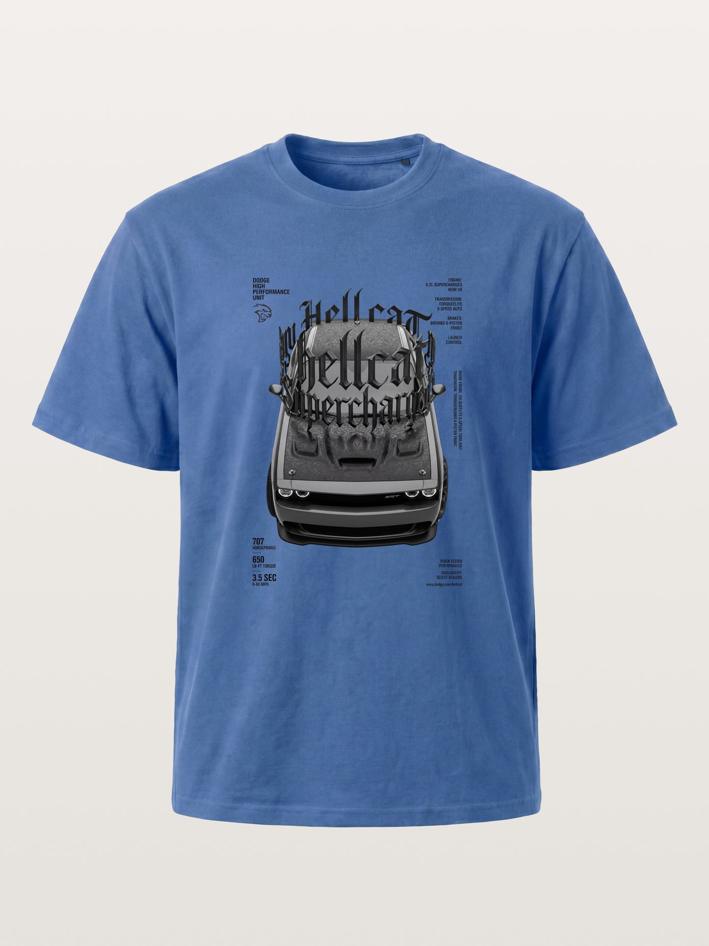 Gothic Hellcat Front View Print Gildan T-shirt