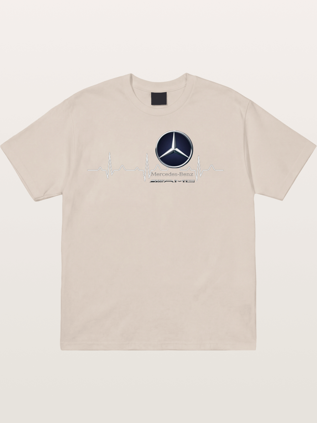 Mercedes Heartbeat Line Cotton T-shirt