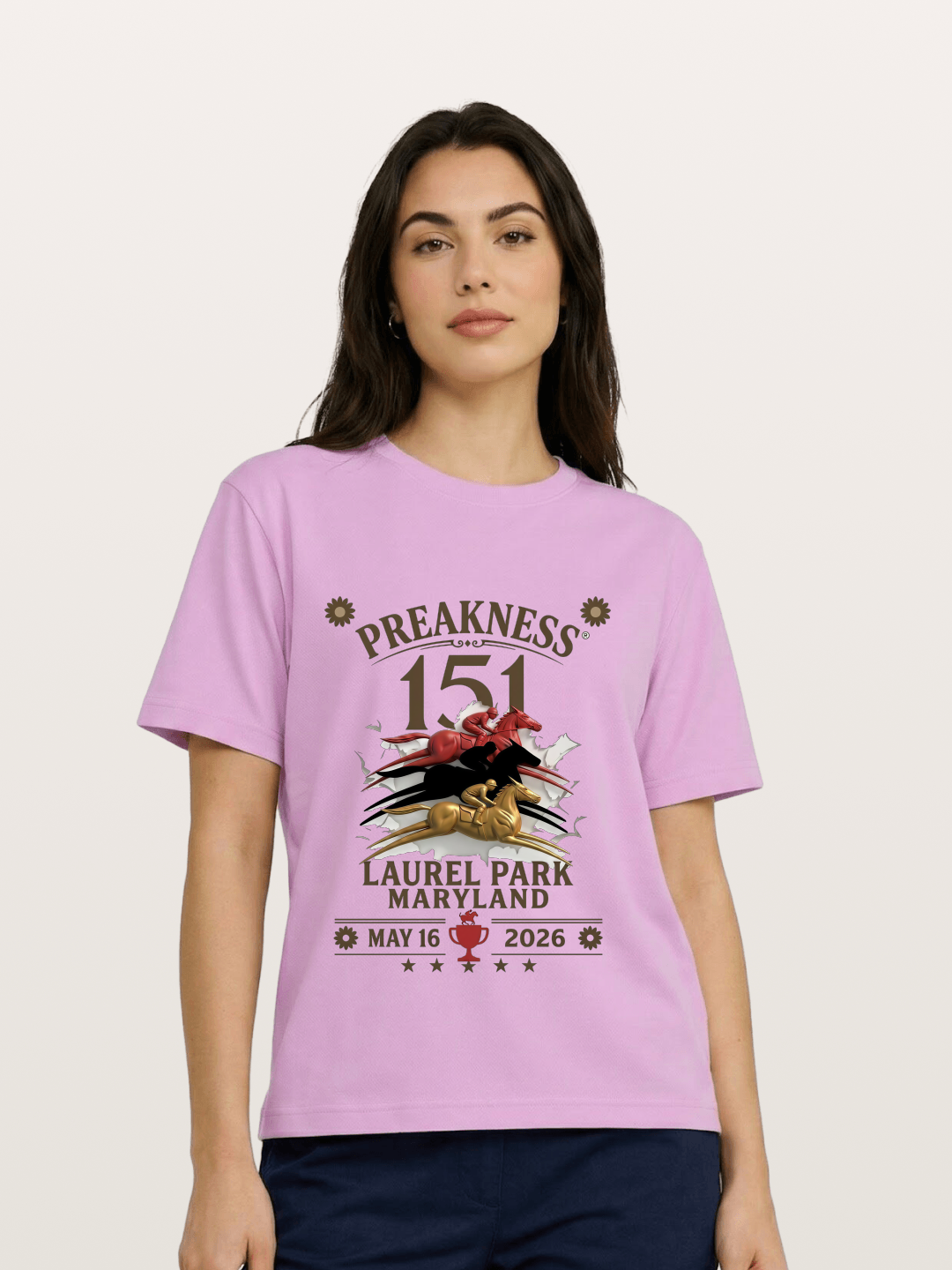 Preakness 151 Laurel Park Print Gildan T-shirt
