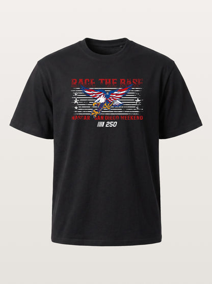 San Diego NASCAR Eagle Patriotic Theme Cotton T-shirt
