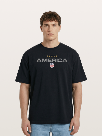 USA National Team Vintage Cotton T-shirt