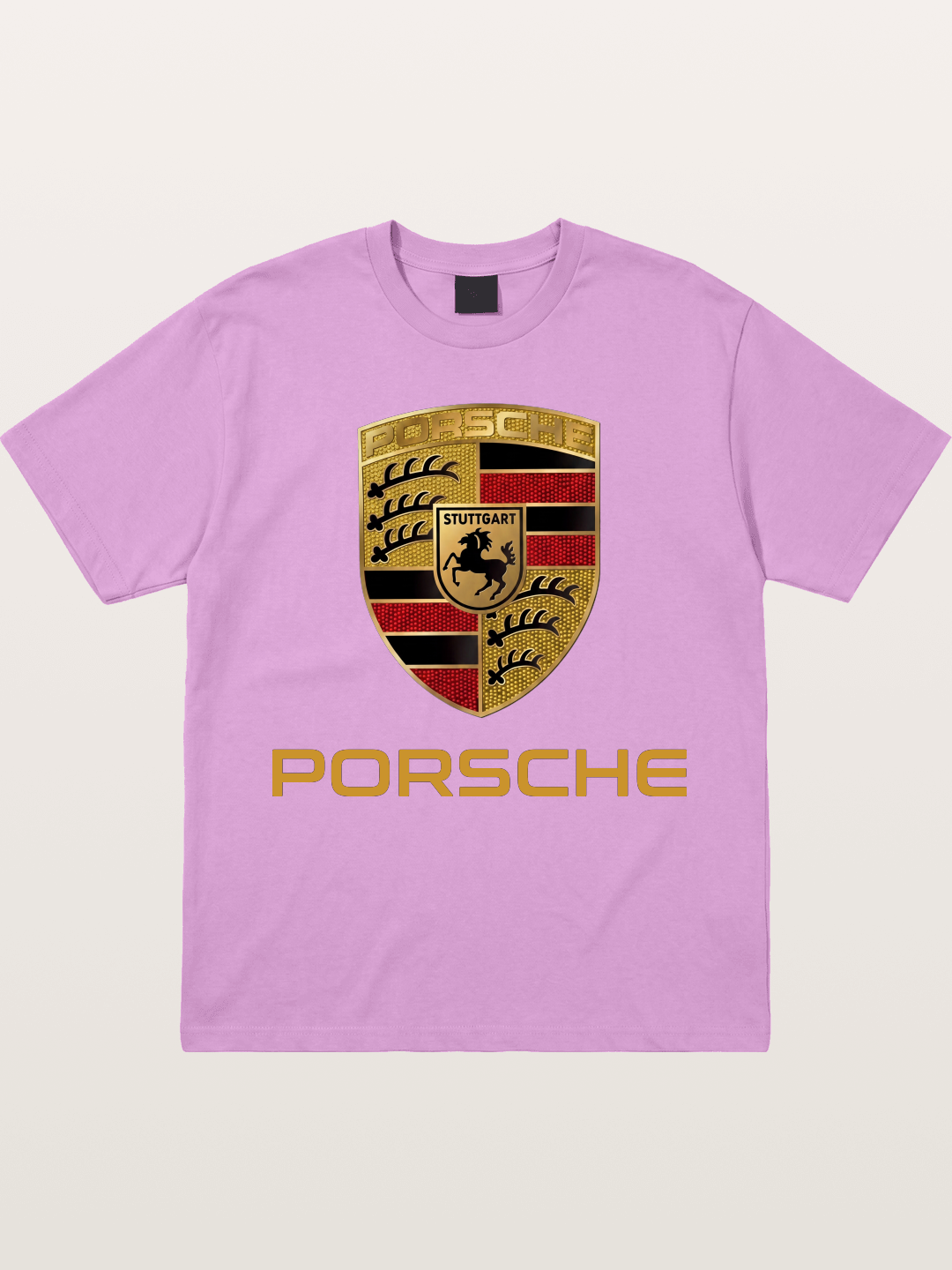 Porsche Golden Emblem Gildan T-shirt