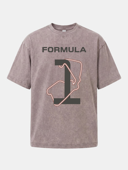 Formula 1 Silverstone Track Monogram Washed T-shirt