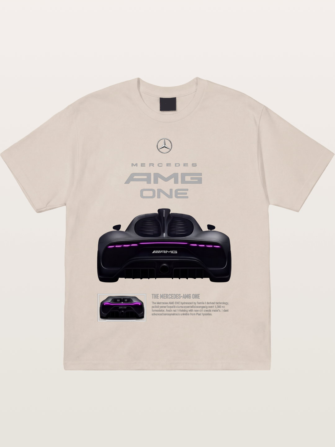 AMG One Purple Taillight Cotton T-shirt