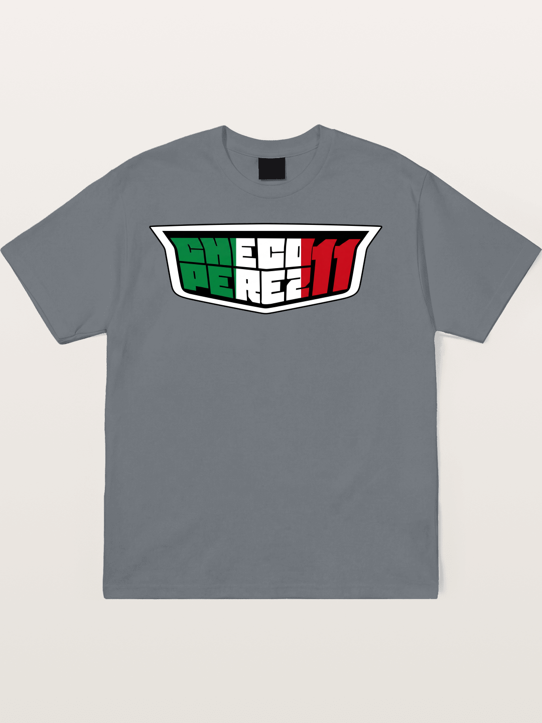 Checo Perez 11 Racing Logo Cotton T-shirt