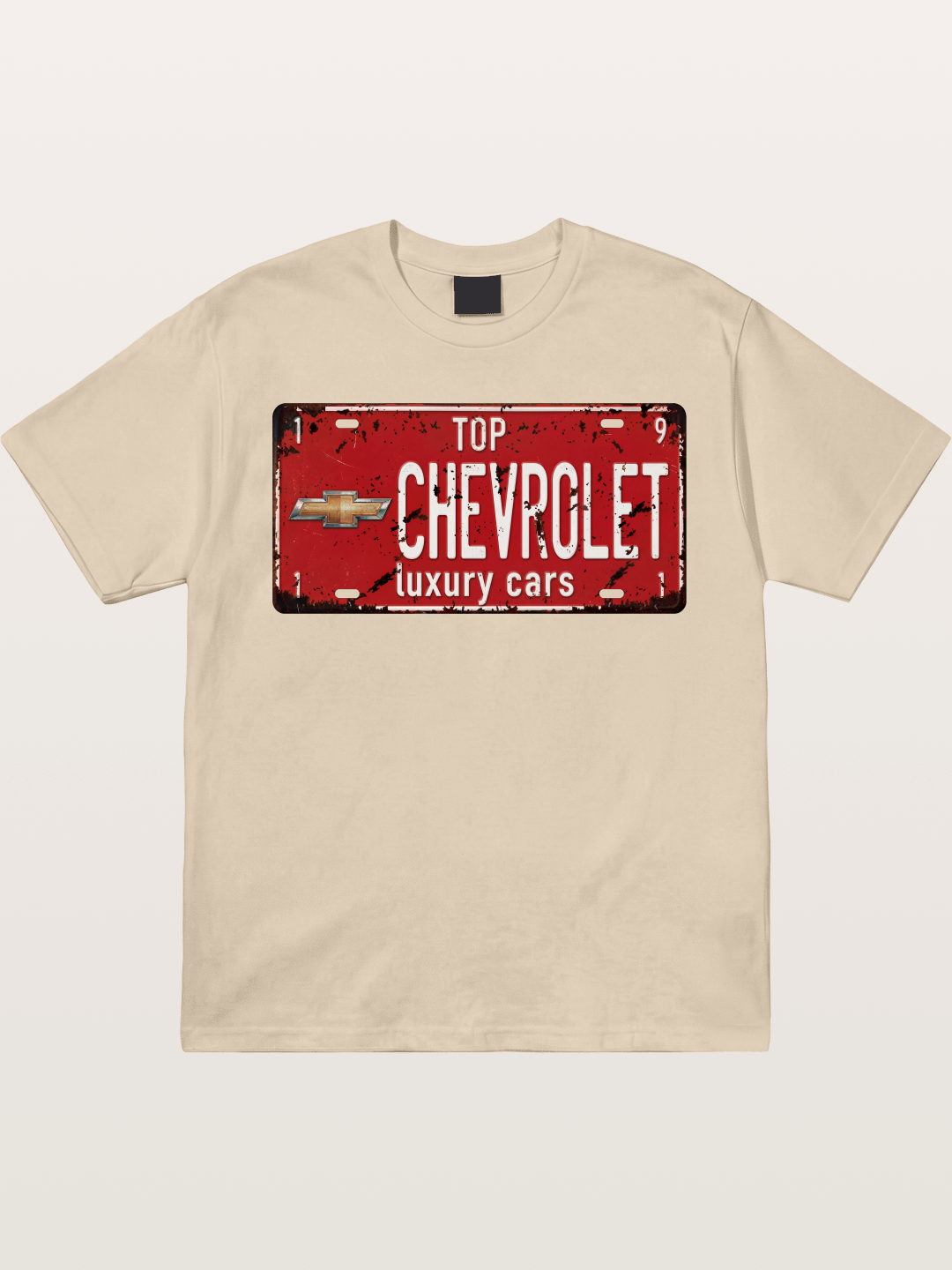 Chevrolet License Plate Gildan T-shirt