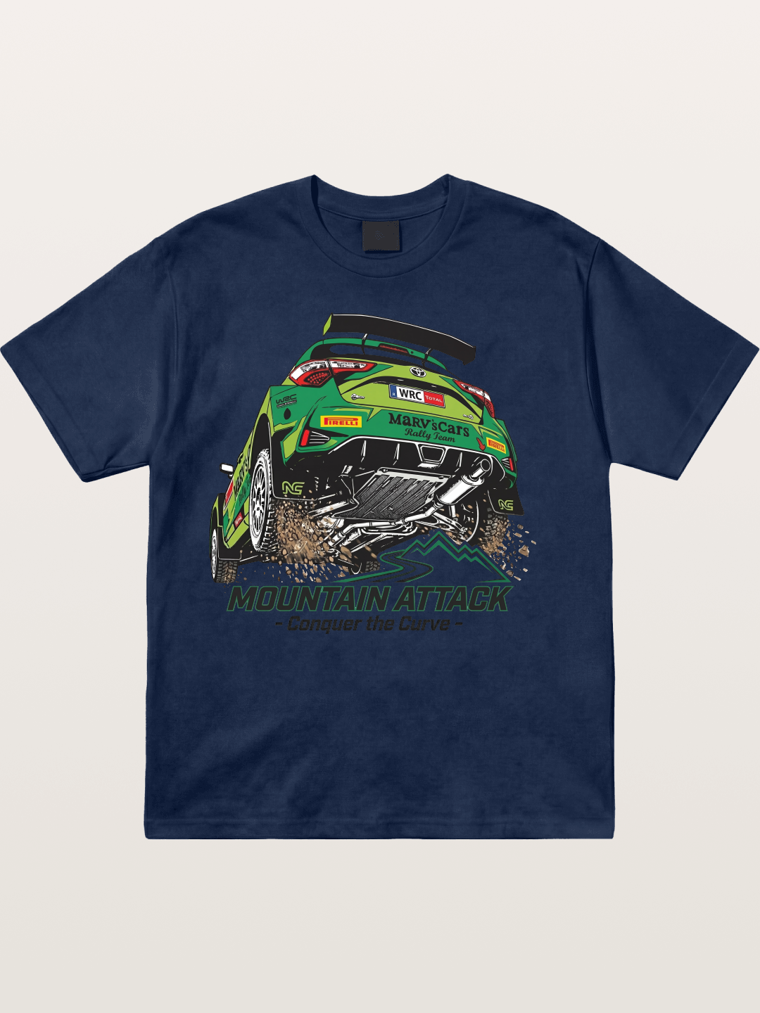 Curve Attack Cotton T-shirt