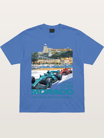 2026 Monaco Grand Prix Race Cars Scene Gildan T-shirt