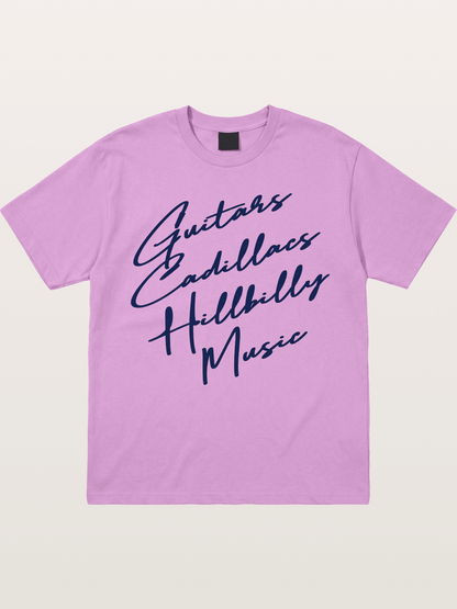 Guitars & Cadillacs Music Print Gildan T-shirt