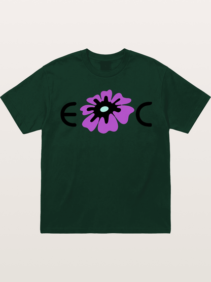 Purple EDC Daisy Silhouette Gildan T-shirt