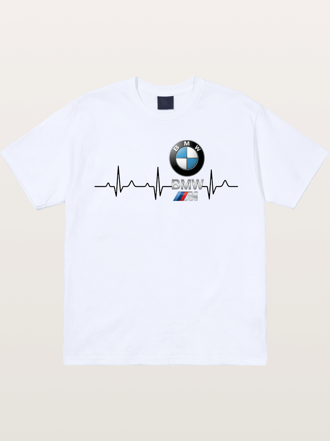 BMW Heartbeat Logo Art Gildan T-shirt