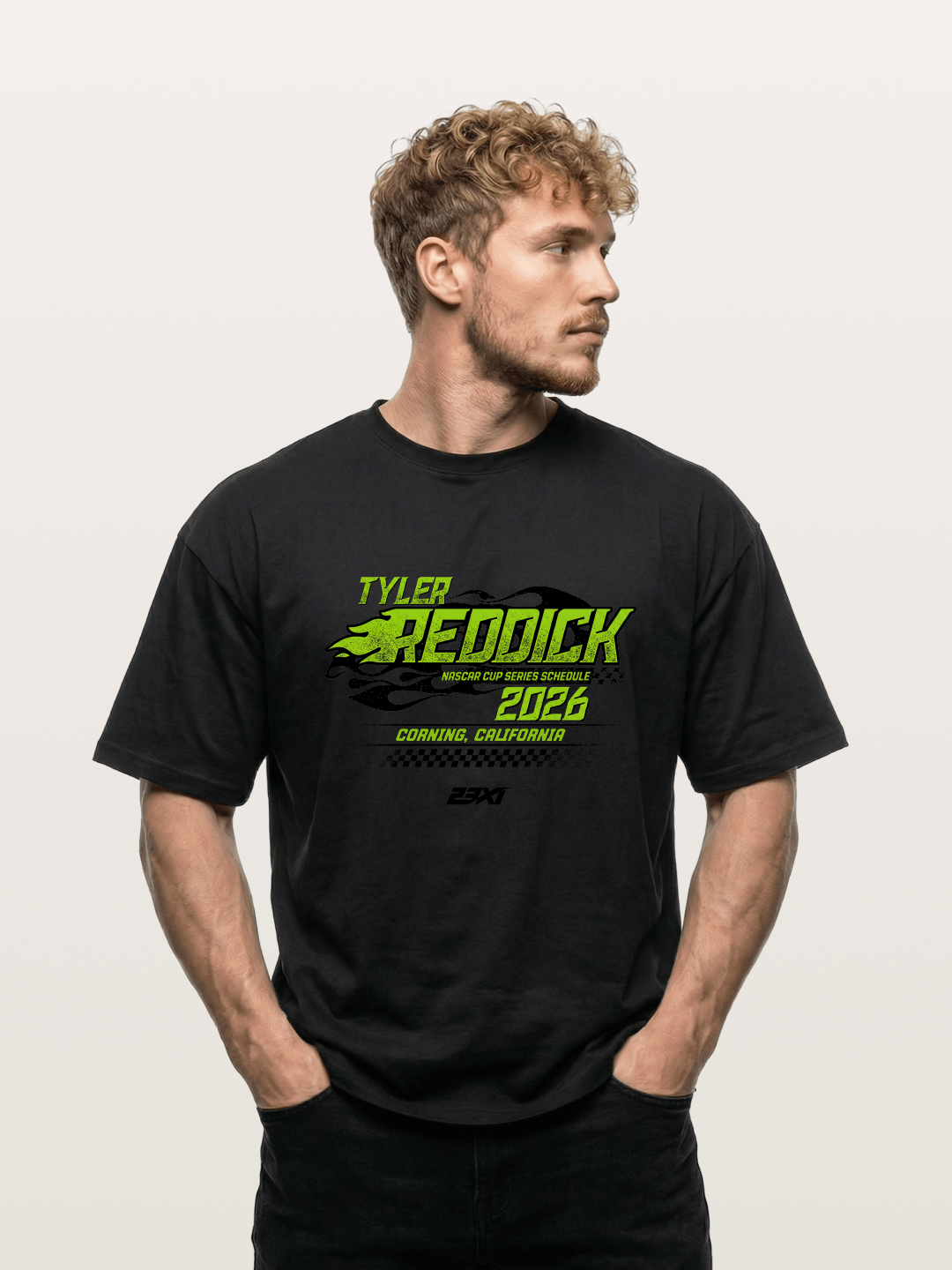 Tyler Reddick 2026 NASCAR Schedule Art Gildan T-shirt