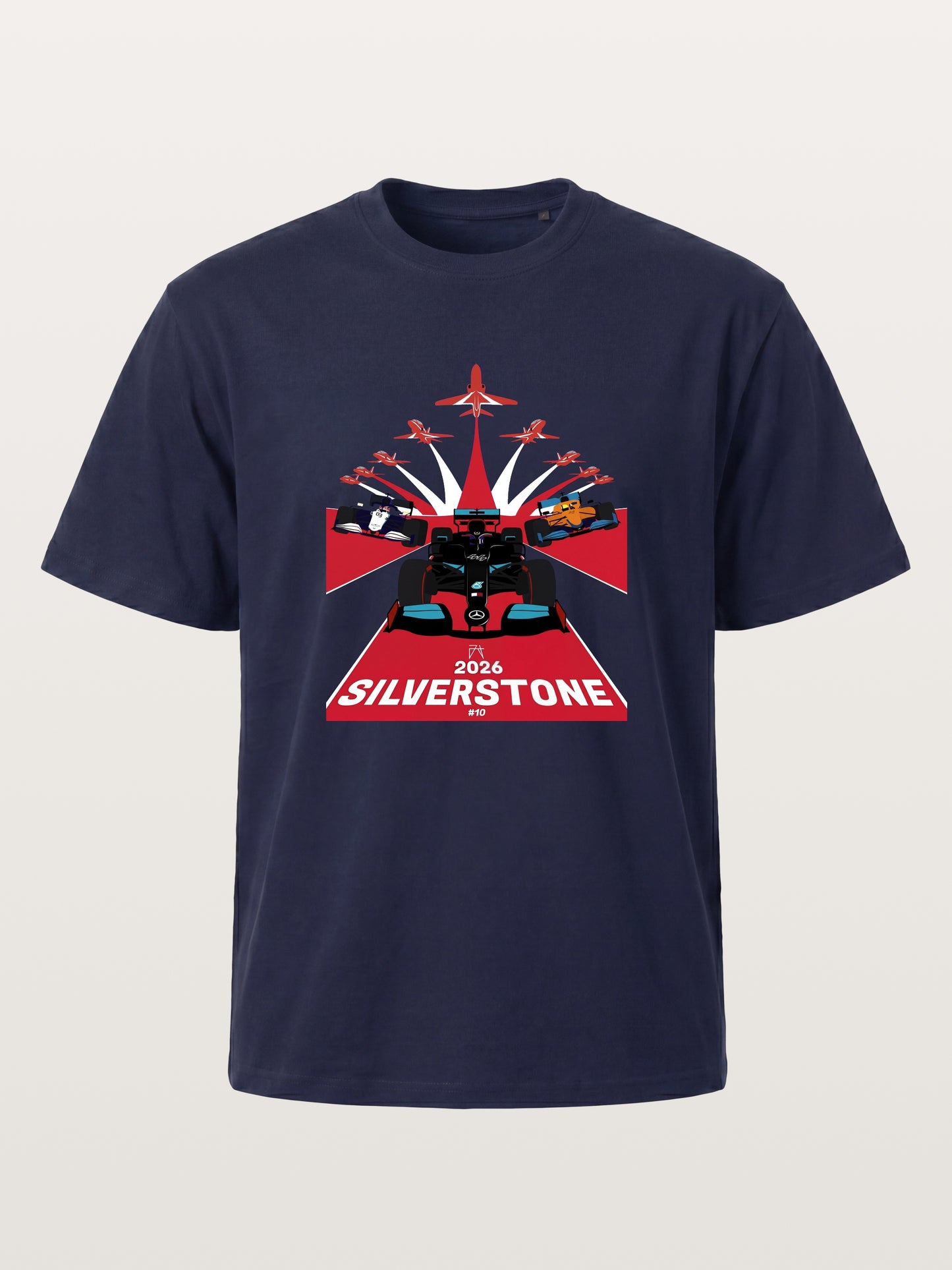 Silverstone F1 Race Formation With Jets Gildan T-shirt