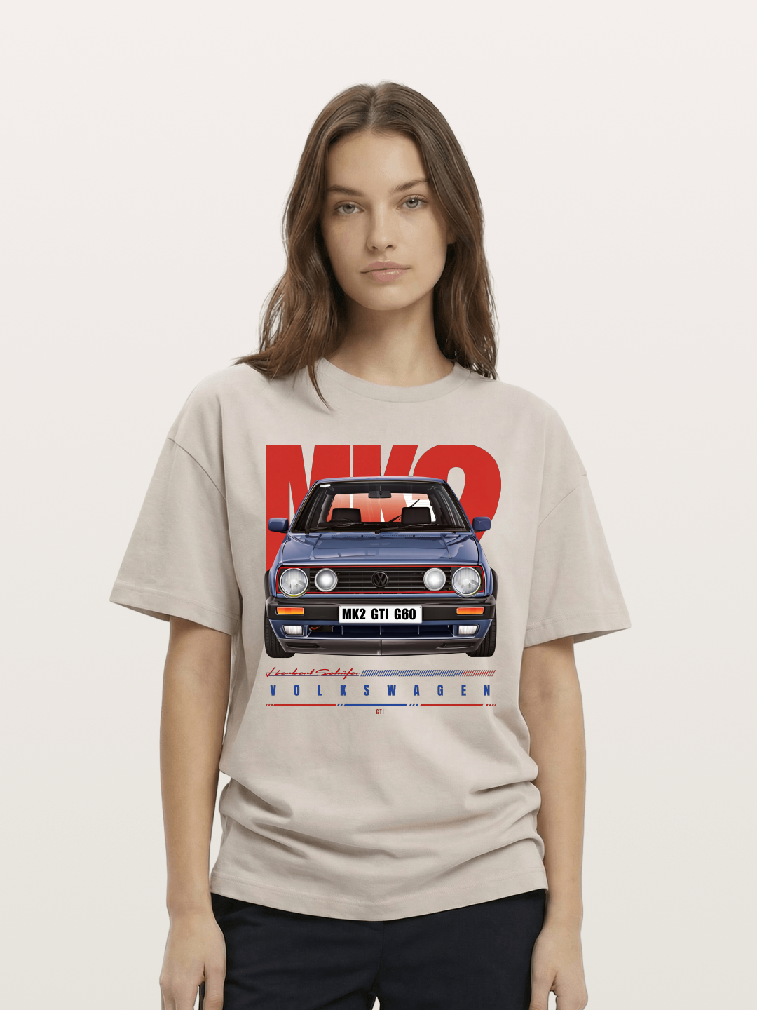 Volkswagen Golf MK2 GTI G60 Cotton T-shirt