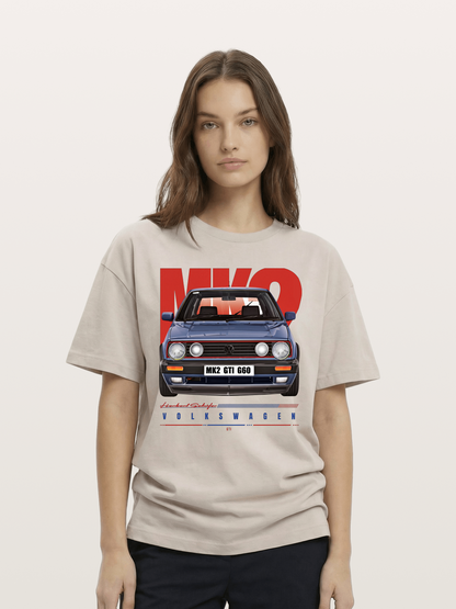 Volkswagen Golf MK2 GTI G60 Cotton T-shirt