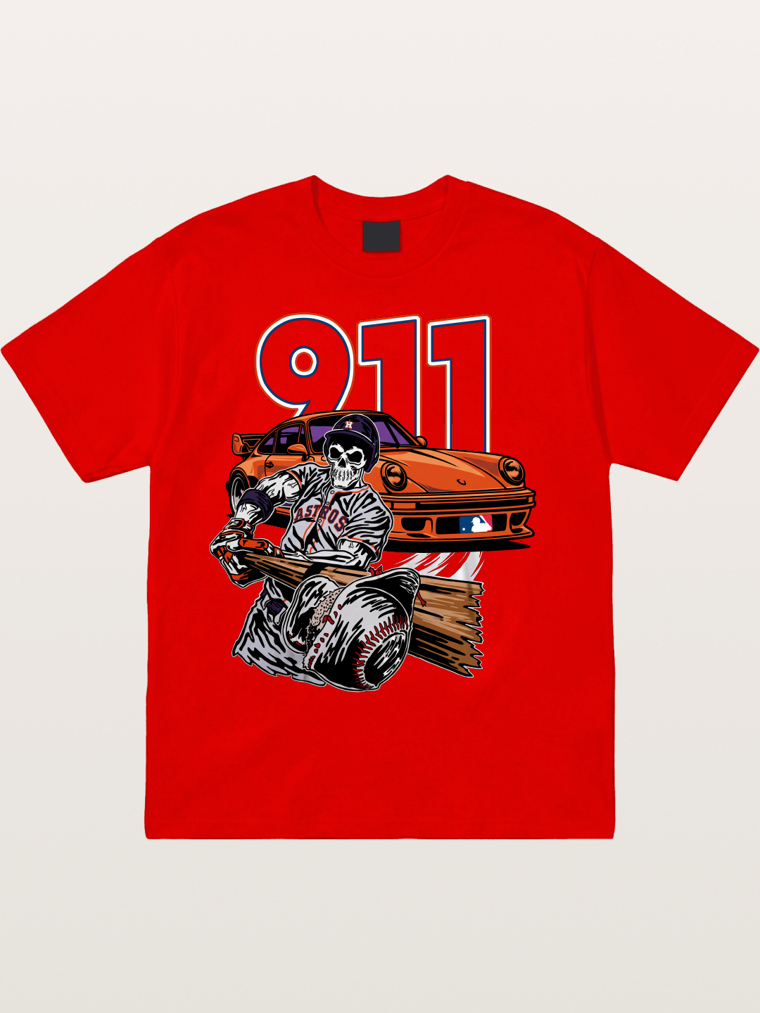 Skull Slugger Cotton T-shirt
