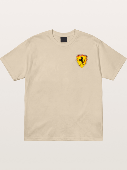 Ferrari Paint Splash Logo Gildan T-shirt