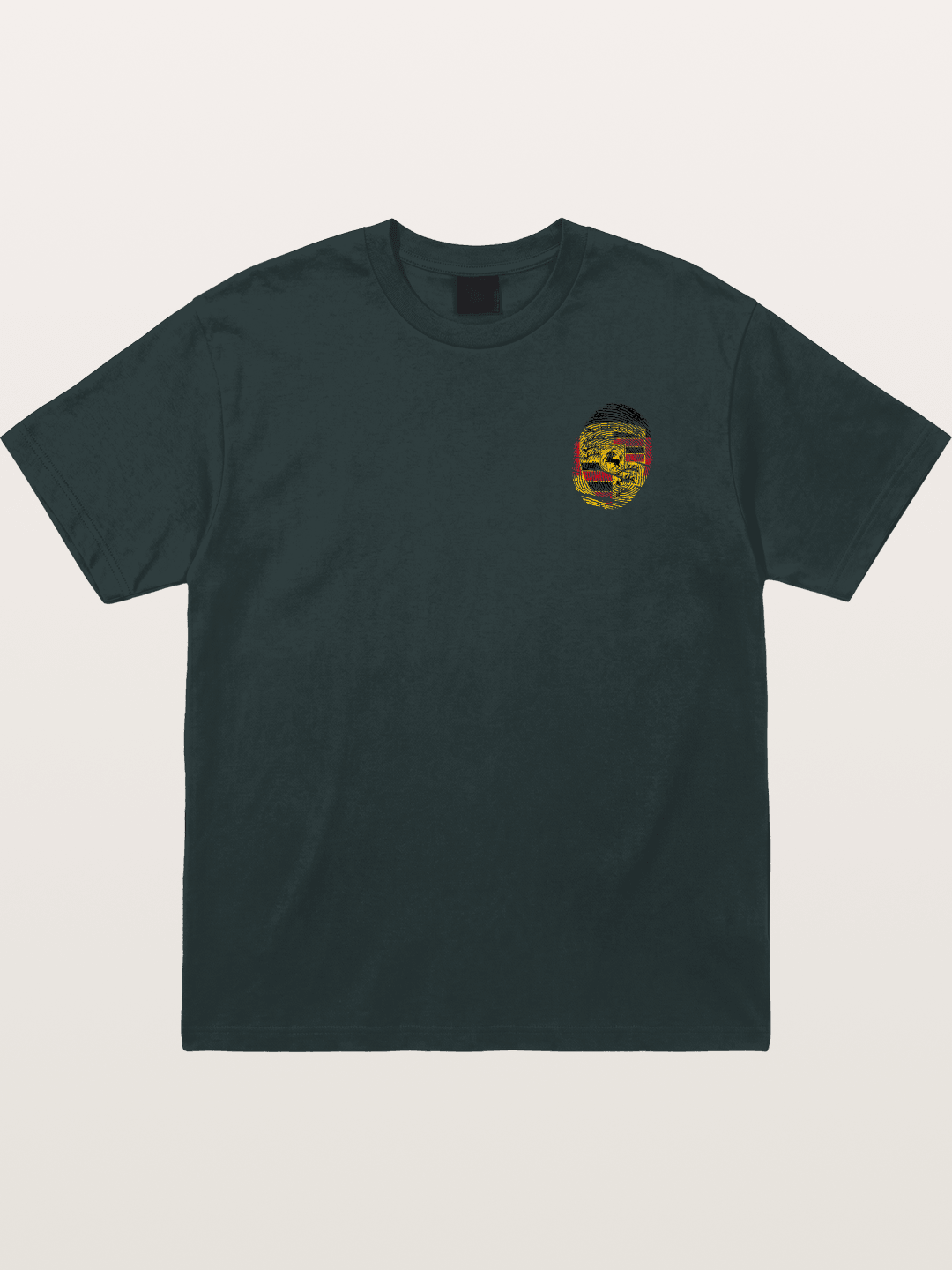 Porsche Crest Fingerprint Gildan T-shirt