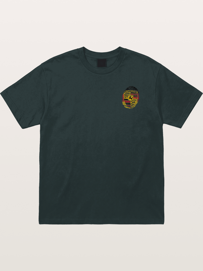 Porsche Crest Fingerprint Gildan T-shirt