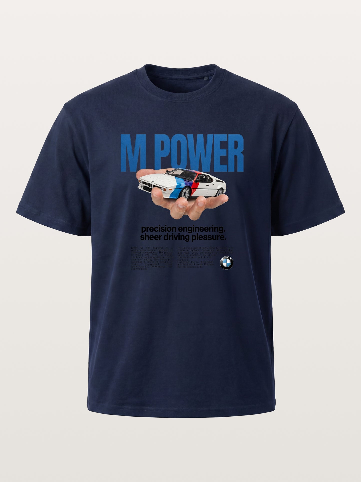 M Power Precision BMW Print Cotton T-shirt
