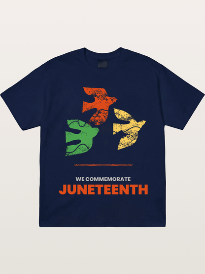 Juneteenth Peace Doves Commemoration Gildan T-shirt