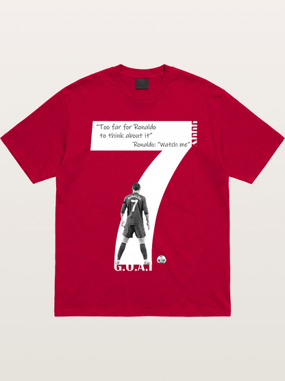 Ronaldo #7 Watch Me Quote Gildan T-shirt