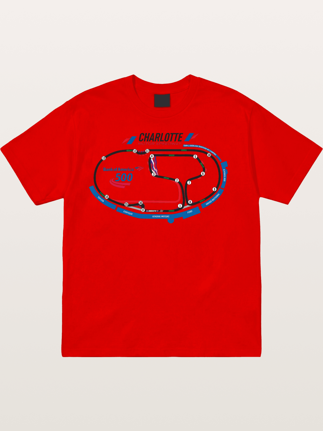Charlotte Bank Of America 500 Cotton T-shirt