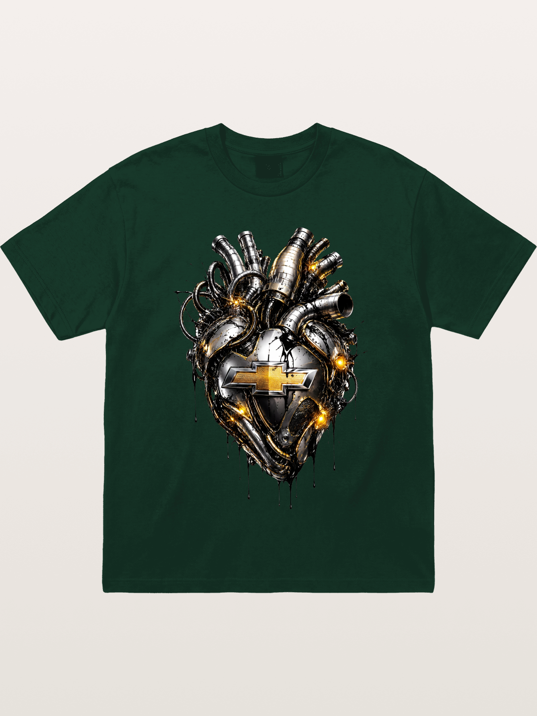 Chevrolet Engine Heart Graphic Gildan T-shirt