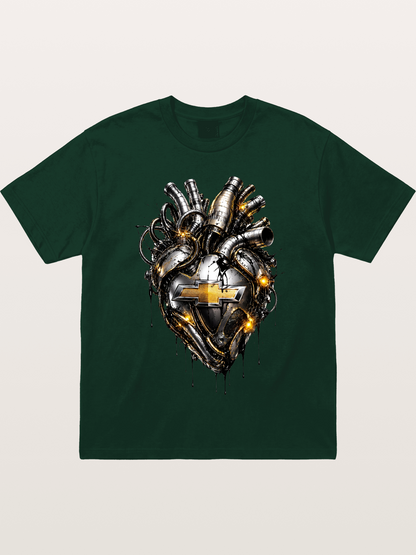 Chevrolet Engine Heart Graphic Gildan T-shirt