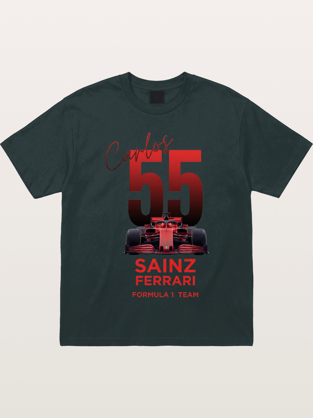 Carlos Sainz Ferrari 55 Art Gildan T-shirt