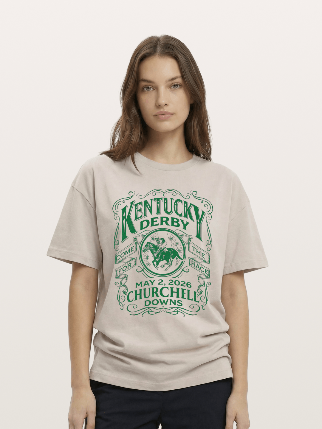 Kentucky Derby 2026 Vintage Art Cotton T-shirt