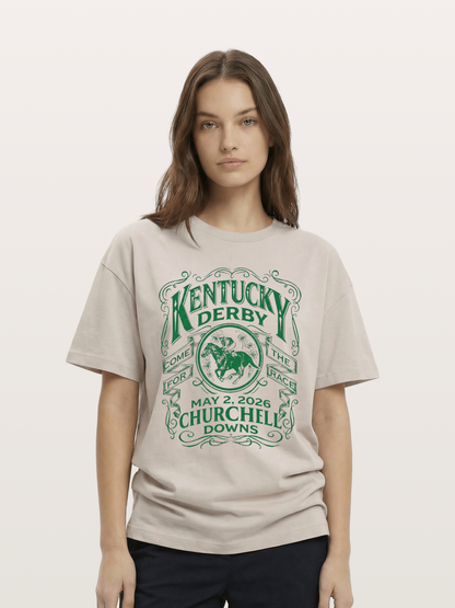 Kentucky Derby 2026 Vintage Art Cotton T-shirt