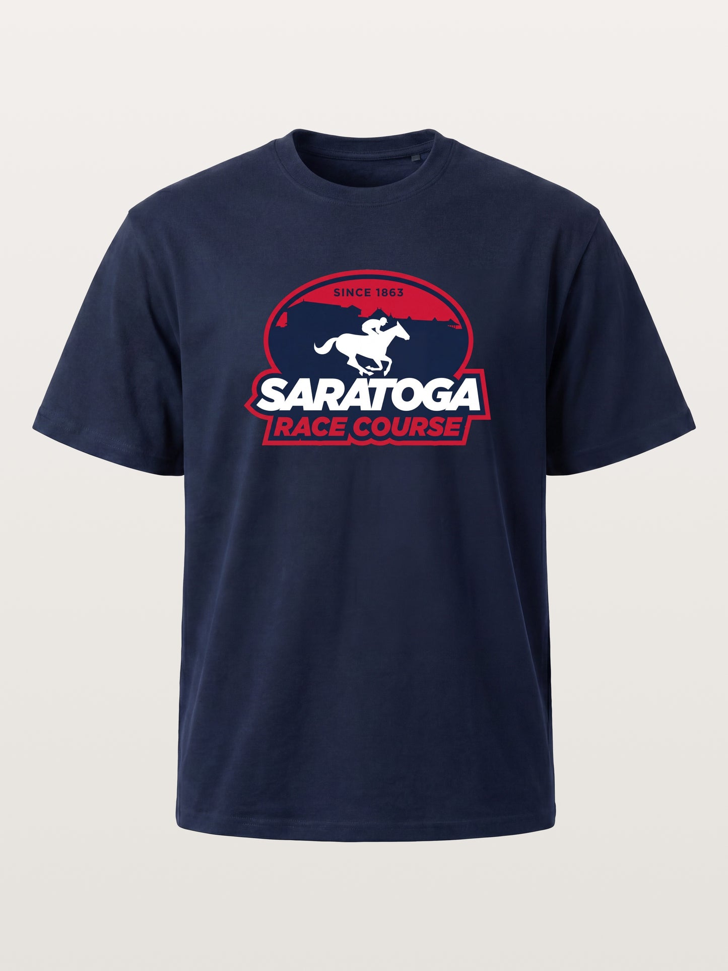 Saratoga Race Course Shield Crest Cotton T-shirt