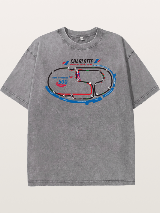 Charlotte Bank Of America 500 Washed T-shirt