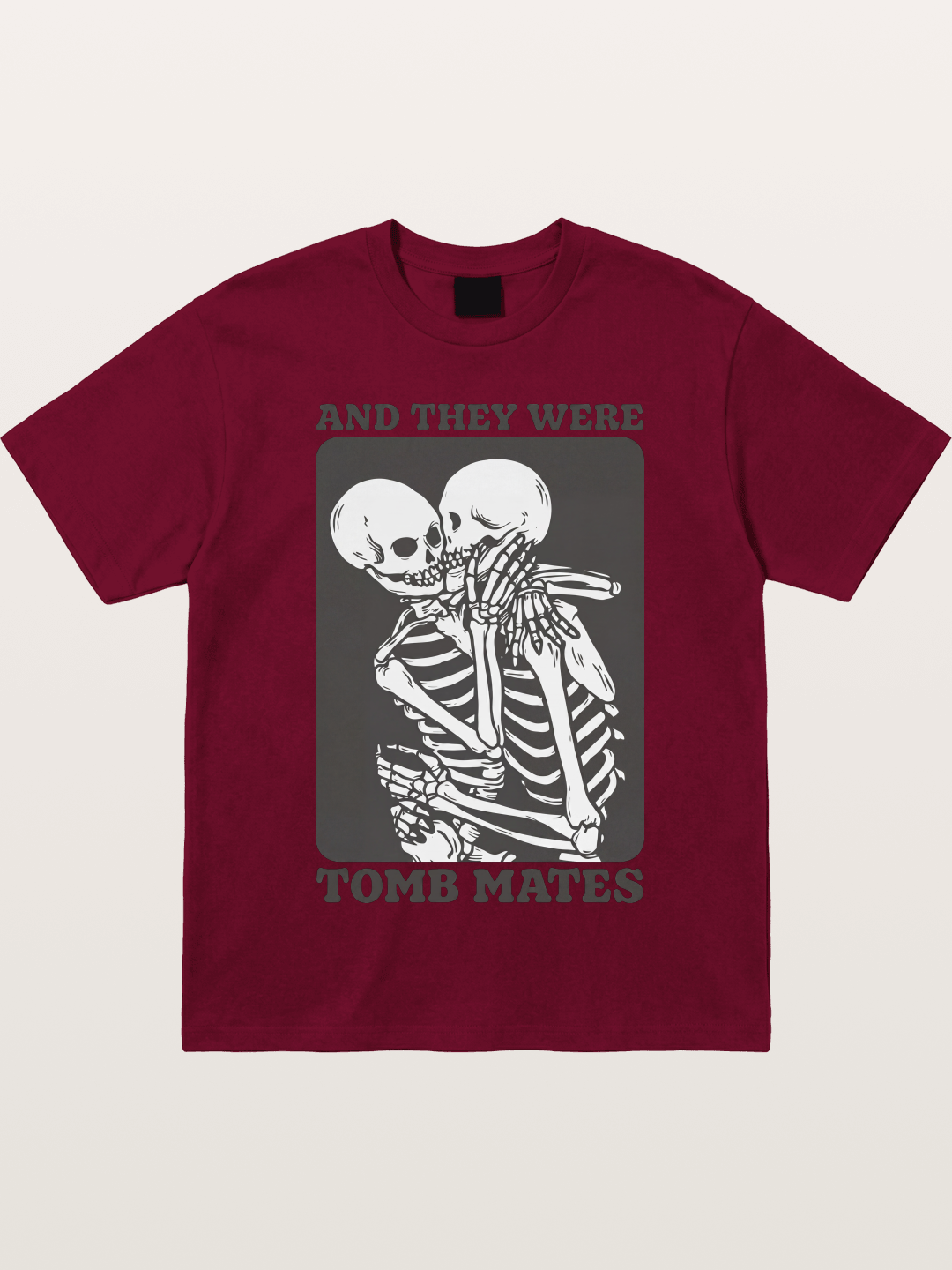 Tomb Mates Skeleton Couple Pride Gildan T-shirt
