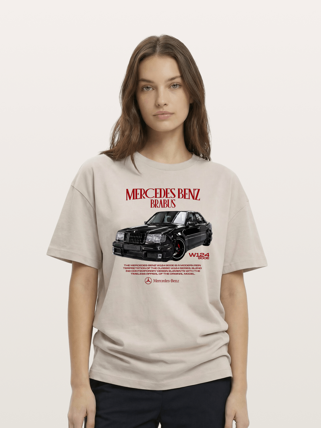 W124 500E Brabus Retro Cotton T-shirt