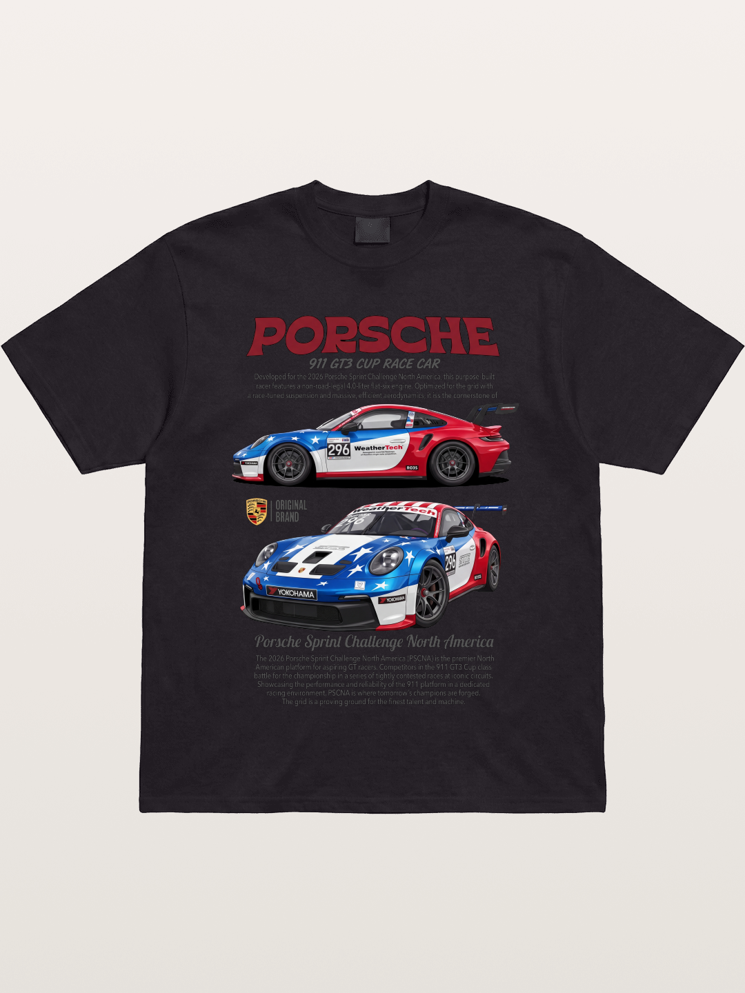 Porsche 911 GT3 Cup Sprint Challenge Gildan T-shirt