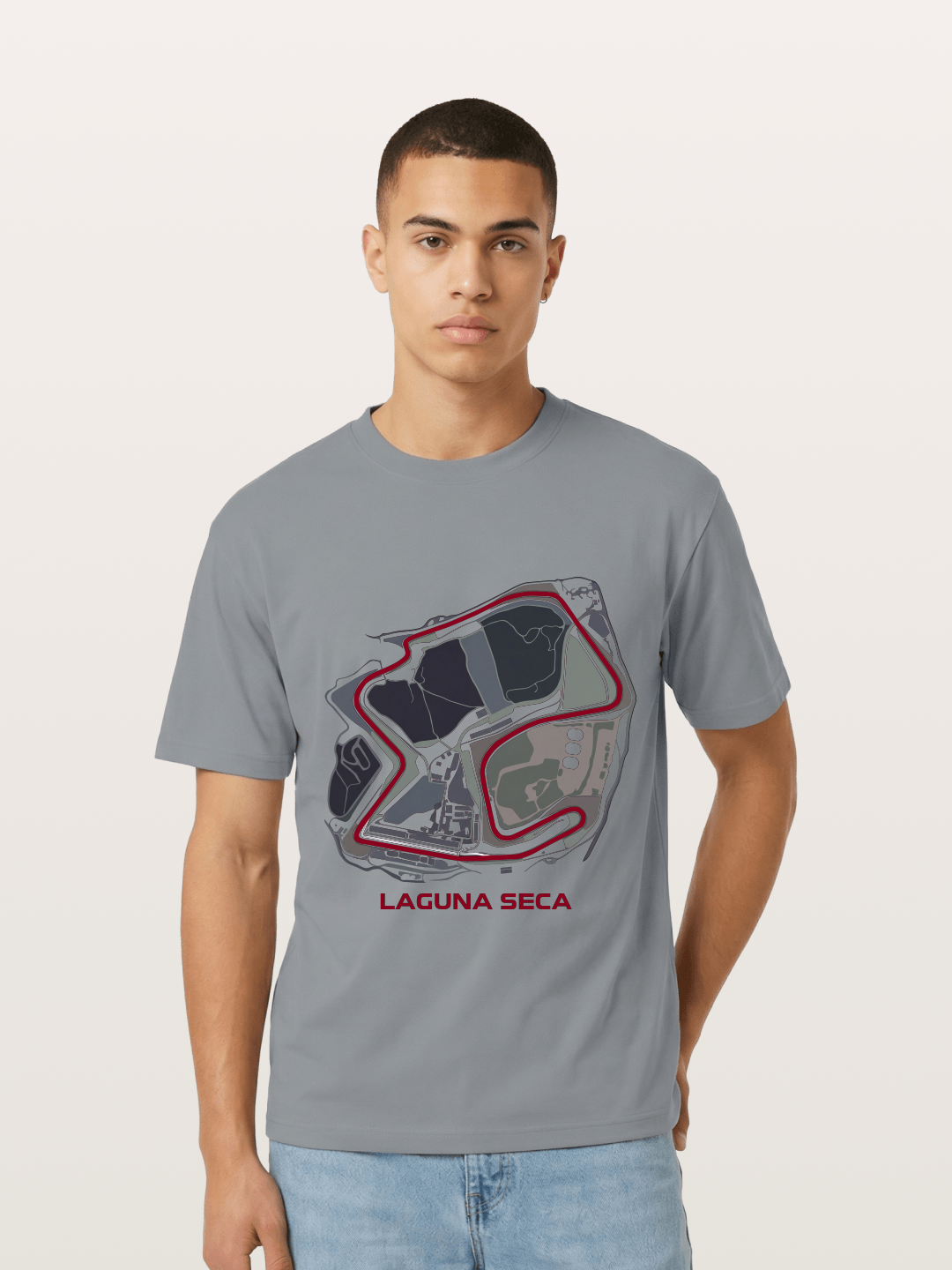 Laguna Seca Corkscrew Track Gildan T-shirt