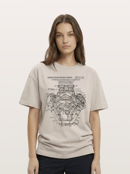 V8 Powerplant Cotton T-shirt