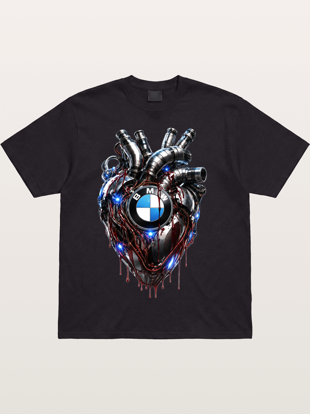 BMW Mechanical Heart Graphic Cotton T-shirt